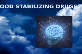 By the end of this lecture you will be able to: Recognize the possible causes in mood swing in bipolar depression Classify mood stabilizing drugs Focus.