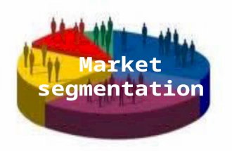 Market segmentation. A market is a group of potential customers with similar needs who are willing to exchange something of value with sellers offering.