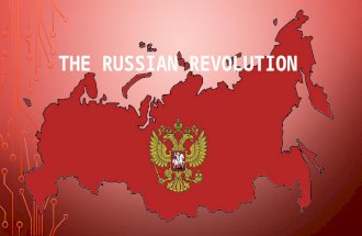 THE RUSSIAN REVOLUTION. RUSSIA BEFORE THE USSR Ruled by monarchs (czars or tsars) since 1547 Last czar: Nicholas II (ruled 1894-1917) Why revolt? Poverty.