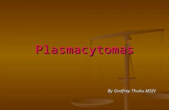 Plasmacytomas By Godfrey Thuku MSIV. Outline Case Presentation Case Presentation Types of plasma disorders Types of plasma disorders Radiosurgery treatment.
