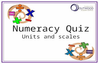 Numeracy Quiz Units and scales Starter - Brain Trainer Follow the instructions from the top, starting with the number given to reach an answer at the.