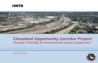Reader-Friendly Environmental Impact Statement June 11, 2013 Cleveland Opportunity Corridor Project.