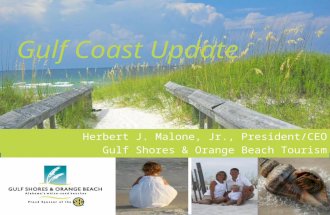 Herbert J. Malone, Jr., President/CEO Gulf Shores & Orange Beach Tourism.