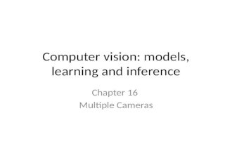 Computer vision: models, learning and inference Chapter 16 Multiple Cameras.
