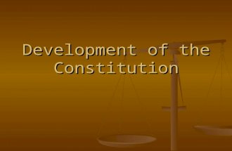 Development of the Constitution. Something Must Be Done AOC stink AOC stink Annapolis Convention – 1786 Annapolis Convention – 1786 Originally meant to.