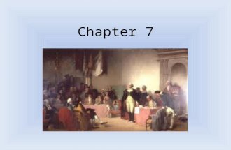 Chapter 7. After the constitution After the ratification of the constitution we begin to see two political parties come into being The Federalists Federalists.