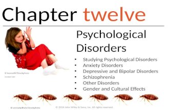 © 2014 John Wiley & Sons, Inc. All rights reserved. Studying Psychological Disorders Anxiety Disorders Depressive and Bipolar Disorders Schizophrenia Other.