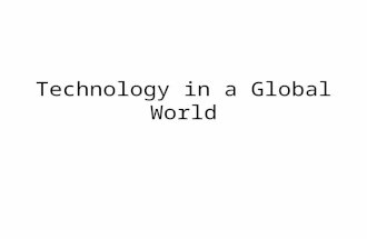 Technology in a Global World. Agenda 1. Bell Ringer: Individualist vs Collectivist article analysis. 2. Finish presentations 3. Overview and Voting 4.