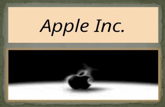 Apple Computer INC. was co-founded in 1976 by the CEO of Apple Steve P. Jobs, and it was incorporated in California On January 3, 1977.