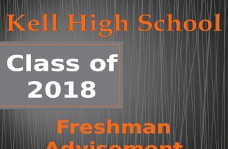 Freshman Advisement Class of 2018.  Introductions and Folders  Graduation Requirements  4-Year Plan  Promotion Requirements  Student Success  HOPE.