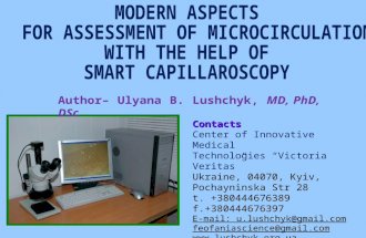 Contacts Center of Innovative Medical Technologies “Victoria Veritas” Ukraine, 04070, Kyiv, Pochayninska Str 28 t. +380444676389 f.+380444676397 E-mail: