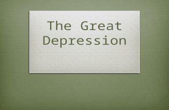 The Great Depression. At the end of the 1920s…  Europe was rebuilding. Most of Europe was bankrupt.  The U.S. did not have this problem. The American.