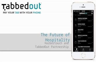 Harbortouch and TabbedOut Partnership The Future of Hospitality.