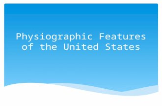 Physiographic Features of the United States. A Nation of Water.