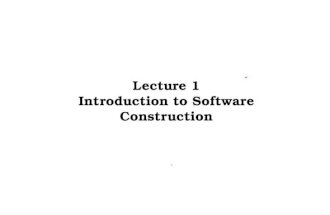 Lecture 1 Introduction to Software Construction. Introducing myself 2 Dr. Saqib Iqbal  PhD, Software Engineering University of Huddersfield, Huddersfield,