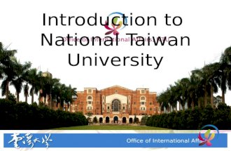 Introduction to National Taiwan University Office of International Affairs.