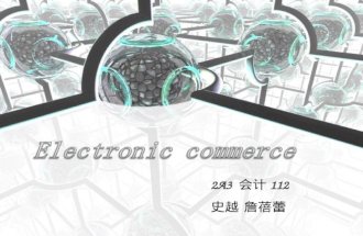 2A3 会计 112 史越 詹蓓蕾. Page  2 目录 CONTENTS E-mall Mobile commerce Social Network Service Impact of E-Commerce Introduction to Electronic commerce.