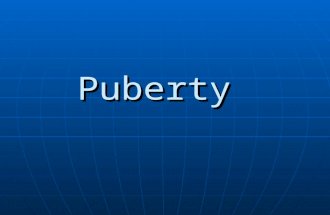Puberty. Definition of puberty It is the physiological stage that leads to reproductive capability manifested by spermatogenesis in the male and ovulation.