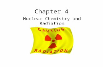 Chapter 4 Nuclear Chemistry and Radiation. What is RADIATION? A form of energy that is emitted from atoms Radiation exists all around you. Several Factors.