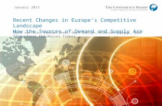 Www.conferenceboard.org © 2012 The Conference Board, Inc. | 1 Recent Changes in Europe’s Competitive Landscape How the Sources of Demand and Supply Are.