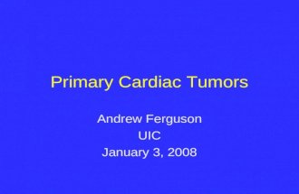 Primary Cardiac Tumors Andrew Ferguson UIC January 3, 2008.