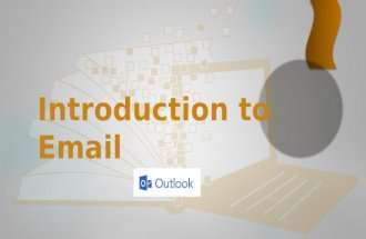 Introduction to Email. Overview  Setting up an account  Sending Emails  Receiving Emails  Folders.