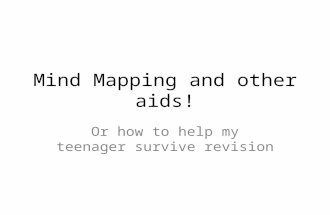 Mind Mapping and other aids! Or how to help my teenager survive revision.