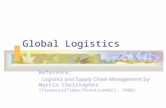 Global Logistics Reference: Logistics and Supply Chain Management by Martin Christopher (FinancialTimes/PrenticeHall, 1998)