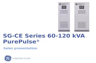 SG-CE Series 60-120 kVA PurePulse ® Sales presentation.