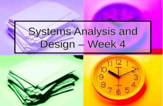Systems Analysis and Design – Week 4. SAD – Week 4 Finish off last weeks workshop Finish off last weeks workshop Homework review Homework review Recap.