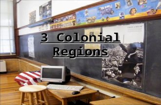 3 Colonial Regions. New England Colonies Massachusetts Rhode Island Connecticut New Hampshire.