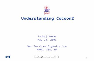 1 Understanding Cocoon2 Pankaj Kumar May 24, 2001 Web Services Organization HPMD, SSO, HP.