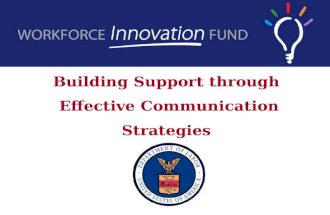 Building Support through Effective Communication Strategies.