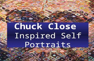 Chuck Close Inspired Self Portraits. Edgy, Photo-Realistic Portraits.