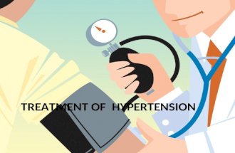 TREATMENT OF HYPERTENSION. Profs. Abdulqader Alhaider; Azza El-Medany Department of Pharmacology College of Medicine.