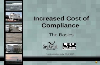 Increased Cost of Compliance The Basics (Last updated July 25, 2006)