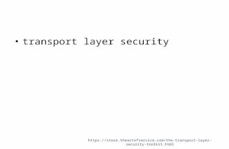 Transport layer security .
