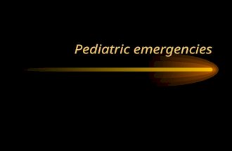 Pediatric emergencies. As pediatricians say Children are not small adults There are differences: Developmental Anatomical Physiological Different range.