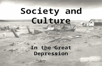 Society and Culture In the Great Depression. Guess who I am! Most beautiful women in the land Wicked Queen “Hi Ho Hi Ho it’s off to work we go…”