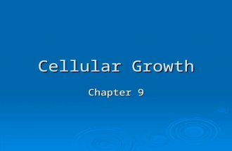 Cellular Growth Chapter 9. Do Now  1. How big is a cell?  2. What happens if a cell gets too big?