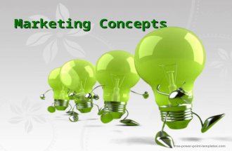 Marketing Concepts. Marketing concepts are the philosophies, beliefs or attitudes adopted by companies or marketers in relation to market their product.