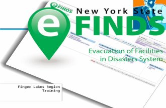 Finger Lakes Region Training. Technical Questions I cannot log into the HCS. I cannot find or open eFINDS. I do not see my facility listed in eFINDS.