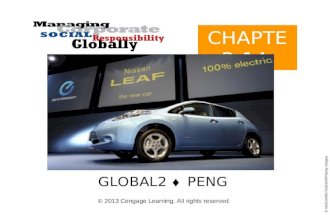 © 2013 Cengage Learning. All rights reserved. CHAPTER 14 GLOBAL2  PENG © KAZUHIRO NOGI/AFP/Getty Images.