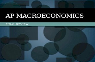 FINAL REVIEW AP MACROECONOMICS. Unit One: Intro to Economics.