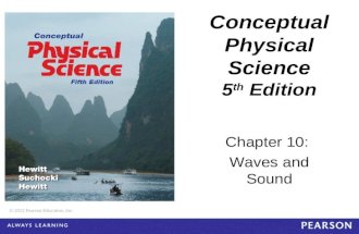 Conceptual Physical Science 5e — Chapter 10 © 2012 Pearson Education, Inc. Conceptual Physical Science 5 th Edition Chapter 10: Waves and Sound © 2012.