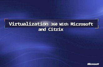 Gordon Mangione VP, Emerging Virtualization Products Citrix Systems, Inc. Gordon Mangione VP, Emerging Virtualization Products Citrix Systems, Inc.