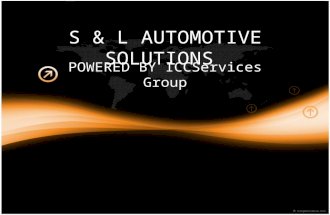 S & L AUTOMOTIVE SOLUTIONS POWERED BY ICCServices Group.