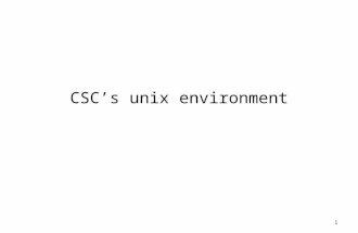 1 CSC’s unix environment. 2 corona.csc.fi and sepeli.csc.fi.