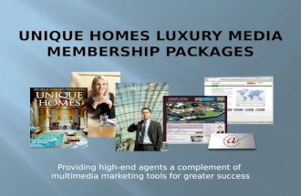 Providing high-end agents a complement of multimedia marketing tools for greater success.