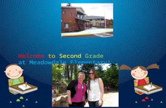 Welcome to Second Grade at Meadowdale Elementary!.
